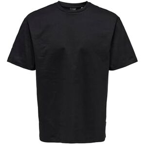 Only & Sons Fred Relaxed Kortärmad T-shirt, svart, S Only & Sons Fred Relaxed Kortärmad T-shirt, svart, S