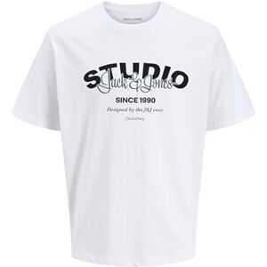 JACK & JONES Jjyuki Tee Ss Crew Neck Bf, Vit, L JACK & JONES Jjyuki Tee Ss Crew Neck Bf, Vit, L