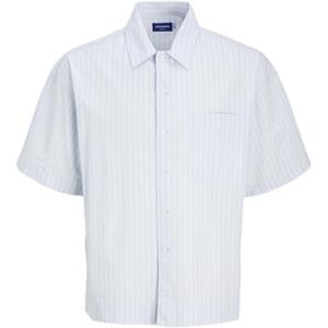 JACK & JONES Jorbellagio Poplin Shirt Ss, Skyway, XL JACK & JONES Jorbellagio Poplin Shirt Ss, Skyway, XL