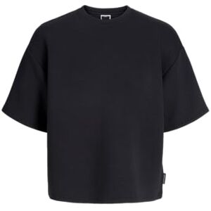 JACK & JONES Jcoretreat Scuba Sweat Ss Crew Neck, svart, M JACK & JONES Jcoretreat Scuba Sweat Ss Crew Neck, svart, M