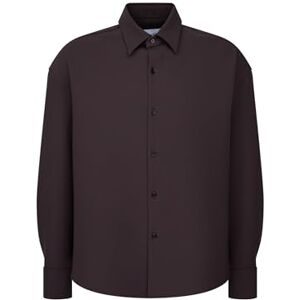 Seidensticker Silkesdekal studio unisex skjorta – överdimensionerad passform – långärmad – uni – skjortkrage – stretch, BRUN, XL Seidensticker Silkesdekal studio unisex skjorta – överdimensionerad passform – långärmad – uni – skjortkrage – stretch, BRUN, XL