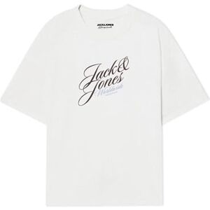 JACK & JONES Jorinwood Tee Ss Crew Neck FST, Ljus vit, L JACK & JONES Jorinwood Tee Ss Crew Neck FST, Ljus vit, L