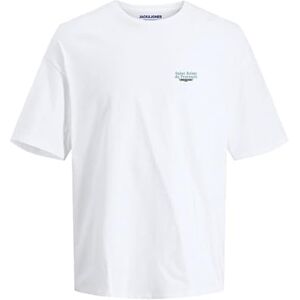 JACK & JONES Jorvalley Tee Ss Crew Neck Tg, Ljus vit, L JACK & JONES Jorvalley Tee Ss Crew Neck Tg, Ljus vit, L