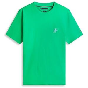 Tommy Hilfiger Script Monogram Swimshop t-shirt Mw0mw43066 T-shirt S/S, grön (Jade Wink), XL för män Tommy Hilfiger Script Monogram Swimshop t-shirt Mw0mw43066 T-shirt S/S, grön (Jade Wink), XL för män