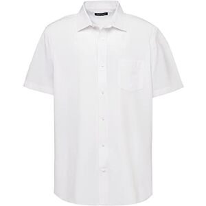 NAUTICA Herr skoluniform kortärmad prestanda Oxford button-down skjorta, Vitt, L NAUTICA Herr skoluniform kortärmad prestanda Oxford button-down skjorta, Vitt, L