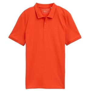 TOM TAILOR Denim Pikétröja herr, 21559 Deep Fiery Orange, M TOM TAILOR Denim Pikétröja herr, 21559 Deep Fiery Orange, M