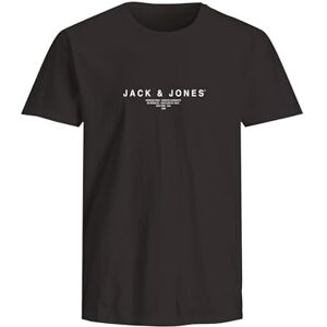 JACK & JONES herrskjorta, kortärmad tröja, rund hals, t-shirt, crew neck, Svart skönhet, XS JACK & JONES herrskjorta, kortärmad tröja, rund hals, t-shirt, crew neck, Svart skönhet, XS