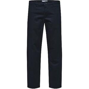 SELECTED HOMME SELETED HOMME SLHSTRAIGHT-New Miles 196 Flex Pants W N Chino, Dark Safire, 36/32, Mörk safir, 36W x 32L SELECTED HOMME SELETED HOMME SLHSTRAIGHT-New Miles 196 Flex Pants W N Chino, Dark Safire, 36/32, Mörk safir, 36W x 32L