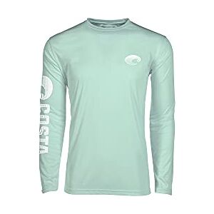 Costa Del Mar Tech Crew skjorta för män, Mint, L Costa Del Mar Tech Crew skjorta för män, Mint, L