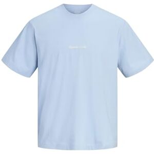 JACK & JONES Jornorrebro Emb Tee SS Crew Neck Noos, Kashmirblå, XXL JACK & JONES Jornorrebro Emb Tee SS Crew Neck Noos, Kashmirblå, XXL