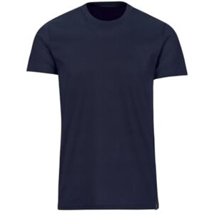 Trigema Slim Fit T-shirt för män av deluxe bomull, marinblå, L Trigema Slim Fit T-shirt för män av deluxe bomull, marinblå, L