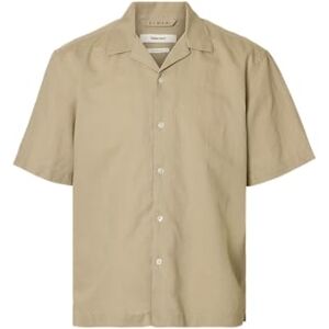 SELECTED MEN Slhrlxclay linenblend Ss Shirt Res Noos, Ren kashmir, L SELECTED MEN Slhrlxclay linenblend Ss Shirt Res Noos, Ren kashmir, L