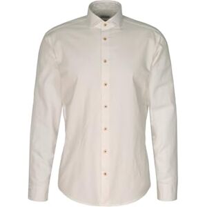 Seidensticker Silkesdekal herr casual skjorta – normal passform – lätt att stryka – Kent krage – långärmad – 100% bomull, ecru, 48 SE Seidensticker Silkesdekal herr casual skjorta – normal passform – lätt att stryka – Kent krage – långärmad – 100% bomull, ecru, 48 SE