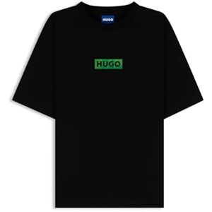 HUGO T-shirt för män, Svart 001, M HUGO T-shirt för män, Svart 001, M
