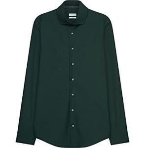Seidensticker Slim Fit långärmad poplinskjorta för män, Grön, 36 SE Seidensticker Slim Fit långärmad poplinskjorta för män, Grön, 36 SE