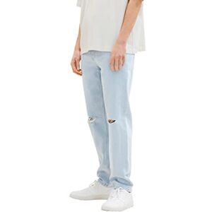 TOM TAILOR Denim herr Jeans med lös passform 1036262, 10117 – använd bleached Blue Denim, 30W / 34L TOM TAILOR Denim herr Jeans med lös passform 1036262, 10117 – använd bleached Blue Denim, 30W / 34L