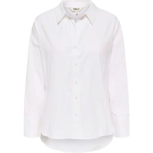 ONLY Onloregon Solo Shirt WVN, Ljus vit, L ONLY Onloregon Solo Shirt WVN, Ljus vit, L