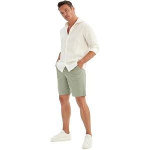 DeFacto Bermudashorts för män, chino, korta byxor – stretchbyxor, Jorts-byxor, grön 40, Grön, 40 DeFacto Bermudashorts för män, chino, korta byxor – stretchbyxor, Jorts-byxor, grön 40, Grön, 40