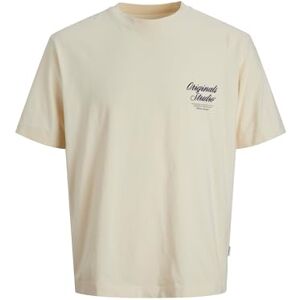 JACK & JONES Jornorrebro Typo Tee Ss Crew Neck Noos, Antik vit, XL JACK & JONES Jornorrebro Typo Tee Ss Crew Neck Noos, Antik vit, XL