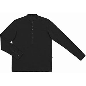Gianni Lupo Herrskjorta Serap-krage Långärmad GL1055F-S24, Svart, S Gianni Lupo Herrskjorta Serap-krage Långärmad GL1055F-S24, Svart, S