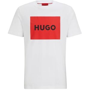 Boss HUGO T-shirt för män, Vit 100, XL Boss HUGO T-shirt för män, Vit 100, XL