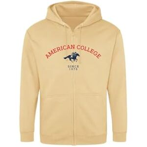 AMERICAN COLLEGE USA Tröja tröja med tryck varma kläder blandade män och kvinnor casual modell ACSZW3 beige XXL, Beige färg, XXL AMERICAN COLLEGE USA Tröja tröja med tryck varma kläder blandade män och kvinnor casual modell ACSZW3 beige XXL, Beige färg, XXL
