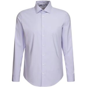 Seidensticker Silkesdekal herr strykfri smal långärmad Kent krage syntetisk blandning skjorta, Ljusblå, 42 SE Seidensticker Silkesdekal herr strykfri smal långärmad Kent krage syntetisk blandning skjorta, Ljusblå, 42 SE
