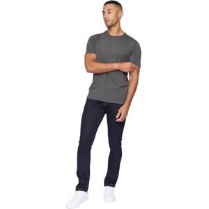 Crosshatch Buraca Slim Fit denim jeans, stretch bomull 5-ficks designerbyxor med knappgylf och märkesvara, storlekar 30-40, vanlig, kort och lång, Buraca/Indigo tvätt, 38W x 34L Crosshatch Buraca Slim Fit denim jeans, stretch bomull 5-ficks designerbyxor med knappgylf och märkesvara, storlekar 30-40, vanlig, kort och lång, Buraca/Indigo tvätt, 38W x 34L