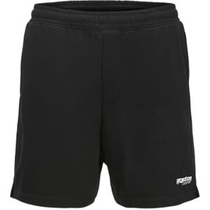 JACK & JONES Jpstkarl Union Sweat Shorts LNG Sn, svart, S JACK & JONES Jpstkarl Union Sweat Shorts LNG Sn, svart, S