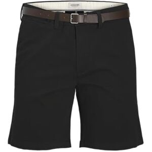 JACK & JONES Jpstadam vadderade chinos shorts pls – plus storlek, svart, 46 JACK & JONES Jpstadam vadderade chinos shorts pls – plus storlek, svart, 46