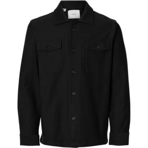 SELECTED MEN SELECTED Herr Slholiver Sweat Overshirt Noos, svart, M SELECTED MEN SELECTED Herr Slholiver Sweat Overshirt Noos, svart, M