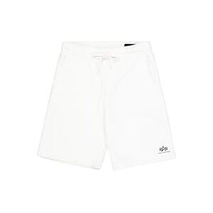Alpha Industries Basic Small Logo II Shorts för män White L Alpha Industries Basic Small Logo II Shorts för män White L