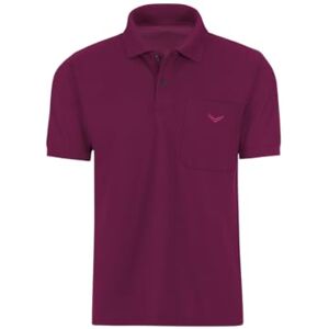 Trigema Pikétröja för män med bröstficka, Sangria, 4XL Trigema Pikétröja för män med bröstficka, Sangria, 4XL