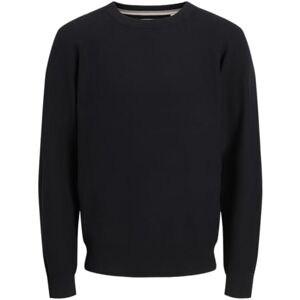 JACK & JONES Jcoarvid Knit Crew Neck, svart, M JACK & JONES Jcoarvid Knit Crew Neck, svart, M