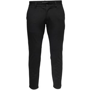 Only & Sons Chino byxor ONSMARK slim fit chinos byxor, svart, 31W / 32L Only & Sons Chino byxor ONSMARK slim fit chinos byxor, svart, 31W / 32L
