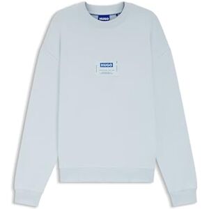 HUGO Sweatshirt för män, Öppen blå 460, XXL HUGO Sweatshirt för män, Öppen blå 460, XXL