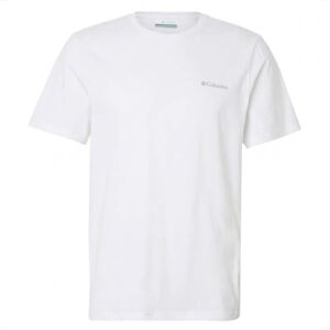 Columbia Basic kortärmad T-shirt för män, vit, M Columbia Basic kortärmad T-shirt för män, vit, M