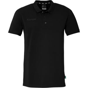 Kempa Prime Polo Shirt handboll fitness pikétröja män, kvinnor och barn – t-shirt med polokrage, svart, XXL Kempa Prime Polo Shirt handboll fitness pikétröja män, kvinnor och barn – t-shirt med polokrage, svart, XXL
