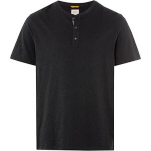 camel active Kortärmad Henley T-shirt med knappslå, Mörkgrå, S camel active Kortärmad Henley T-shirt med knappslå, Mörkgrå, S
