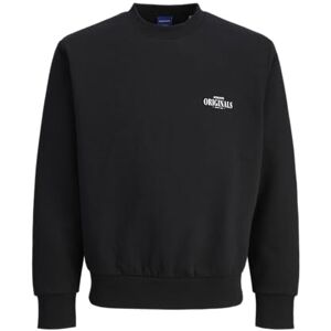 JACK & JONES Jorurban Edge Graphic Sweat C.N. Ss25, svart, XS JACK & JONES Jorurban Edge Graphic Sweat C.N. Ss25, svart, XS