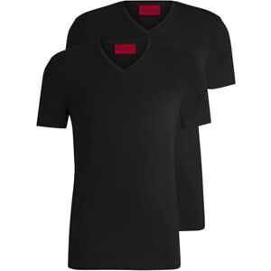 Boss HUGO T-shirt för män Hugo-V 2-pack, Svart (svart 001), XS Boss HUGO T-shirt för män Hugo-V 2-pack, Svart (svart 001), XS