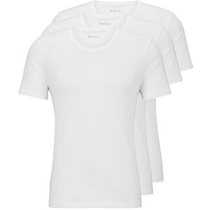 Boss T-shirt för män, Vit/överflödig trädgård, L Boss T-shirt för män, Vit/överflödig trädgård, L