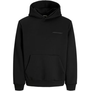 JACK & JONES Jcofusion Scuba Sweat Hood Noos, svart, M JACK & JONES Jcofusion Scuba Sweat Hood Noos, svart, M