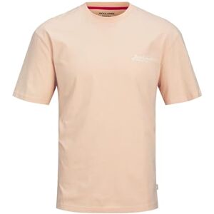 JACK & JONES Jjbeau Tee Ss Crew Neck, Persika parfait, S JACK & JONES Jjbeau Tee Ss Crew Neck, Persika parfait, S
