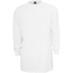 Urban Classics Herr Tall Tee L/S T-shirt, män långärmad tröja, finns i många olika färger, storlekar S till 5XL, Vit, 6XL plus size tall Urban Classics Herr Tall Tee L/S T-shirt, män långärmad tröja, finns i många olika färger, storlekar S till 5XL, Vit, 6XL plus size tall