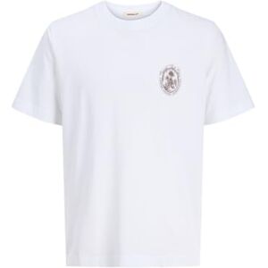 JACK & JONES herr Jorhydra Back Tee Ss Crew Neck Se25, Ljus vit, L JACK & JONES herr Jorhydra Back Tee Ss Crew Neck Se25, Ljus vit, L