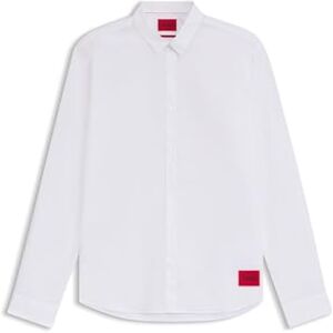 HUGO Skjorta för män, Öppen vit199, XL HUGO Skjorta för män, Öppen vit199, XL