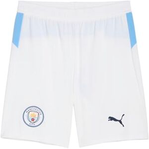 PUMA Manchester City FC Herr Shorts 25/26, Vit (White x Team Light Blue), L PUMA Manchester City FC Herr Shorts 25/26, Vit (White x Team Light Blue), L