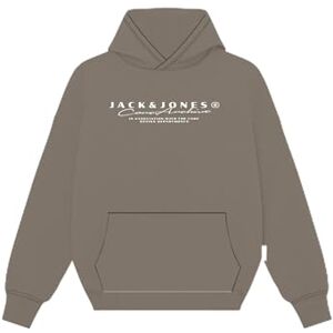 JACK & JONES Jcopoint branding sweat Hood FST, Ökenduvor, M JACK & JONES Jcopoint branding sweat Hood FST, Ökenduvor, M
