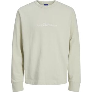 JACK & JONES Jorvarenna Sweat rak crew, Celadon Tint, S JACK & JONES Jorvarenna Sweat rak crew, Celadon Tint, S